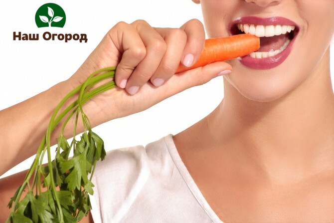 Регулярное потребление моркови способствует улучшению состояния зубов и десен