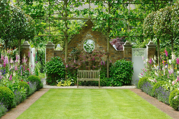 английский сад фото ландшафтный дизайн